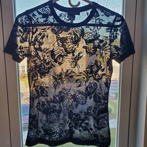 Sheer Floral Rag&Bone Tee